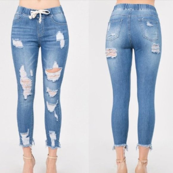 American Bazi Denim - stretch denim joggers